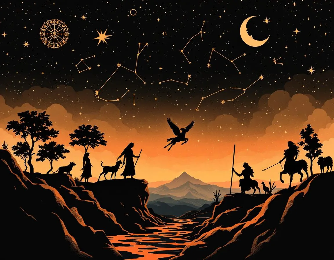 Constellations from Greek Myths